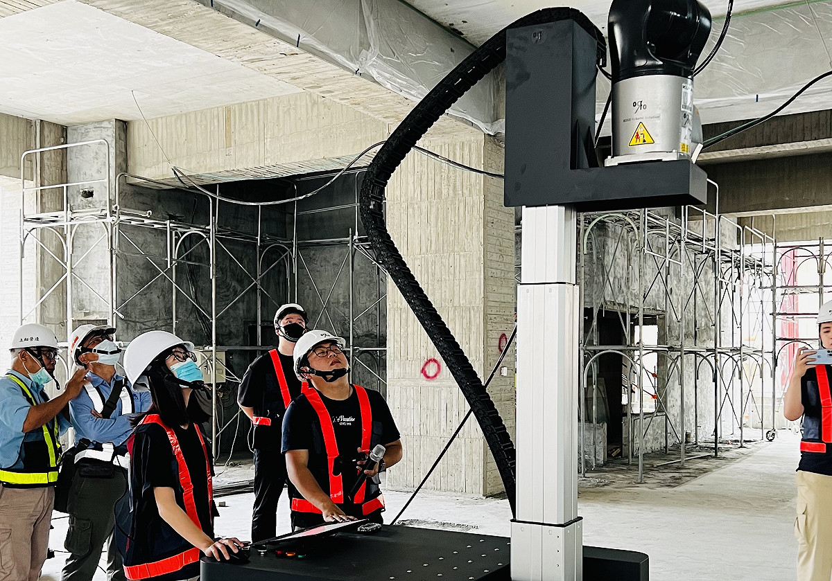 機器手臂水泥3D列印技術提供創新的建造方法。 圖：趙建銘建築師事務所/提供