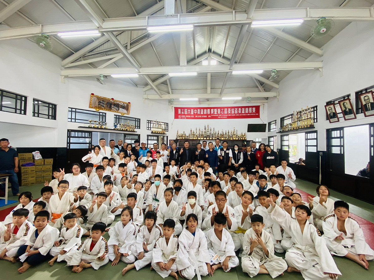 台中柔道錦標賽近300名選手參賽破歷屆紀錄。 圖：台中市政府/提供
