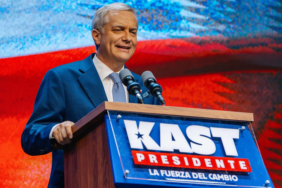 智利極右派總統候選人卡斯特（Jose Antonio Kast）14日在總統大選中勝出。 圖：翻攝卡斯特臉書