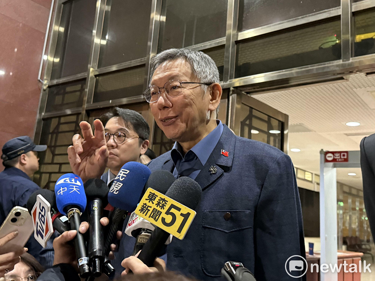 民眾黨前黨主席柯文哲。 圖：周煊惠 / 攝