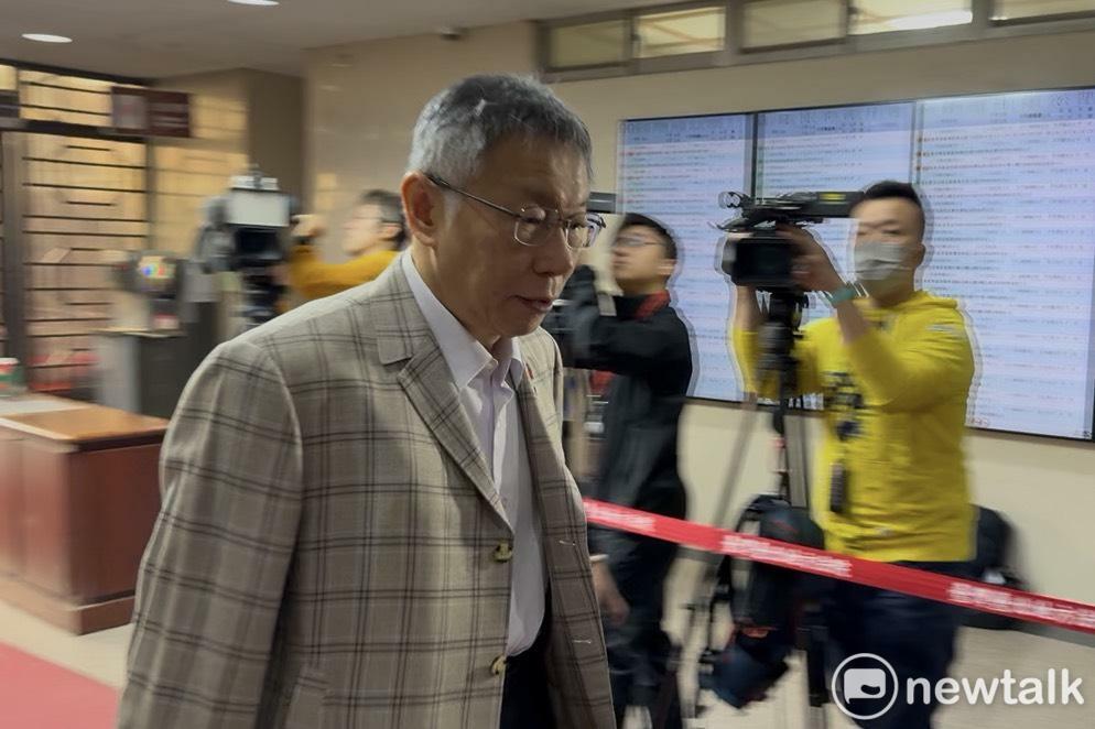 民眾黨前主席柯文哲。 圖：周煊惠 / 攝