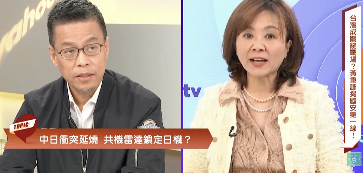 國安會諮委黃重諺表示，完全掌握中共福建號動態。 圖：翻攝自台灣青一色YT
