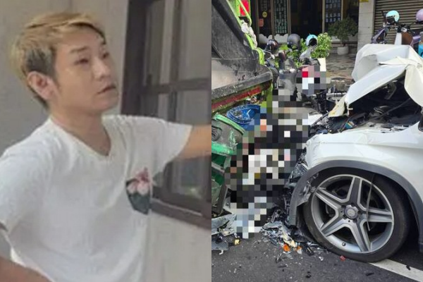 台南鹽酥鴨店老闆酒駕撞死女清潔員。 圖：翻攝畫面