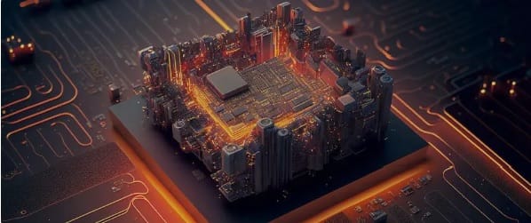 中國第二間國產 GPU 企業沐曦集成電路有限公司今日( 17 日)登陸上海科創板，上市首日股價暴增 687 % ，引發大批投資人關注。圖為晶片示意圖。 圖：翻攝自 騰訊網 阿爾法工場(資料照)