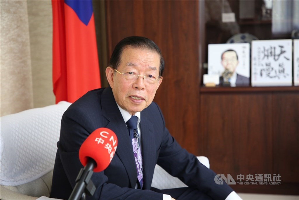 圖為前駐日代表、總統府資政謝長廷。（中央社檔案照片） 圖：中央社提供