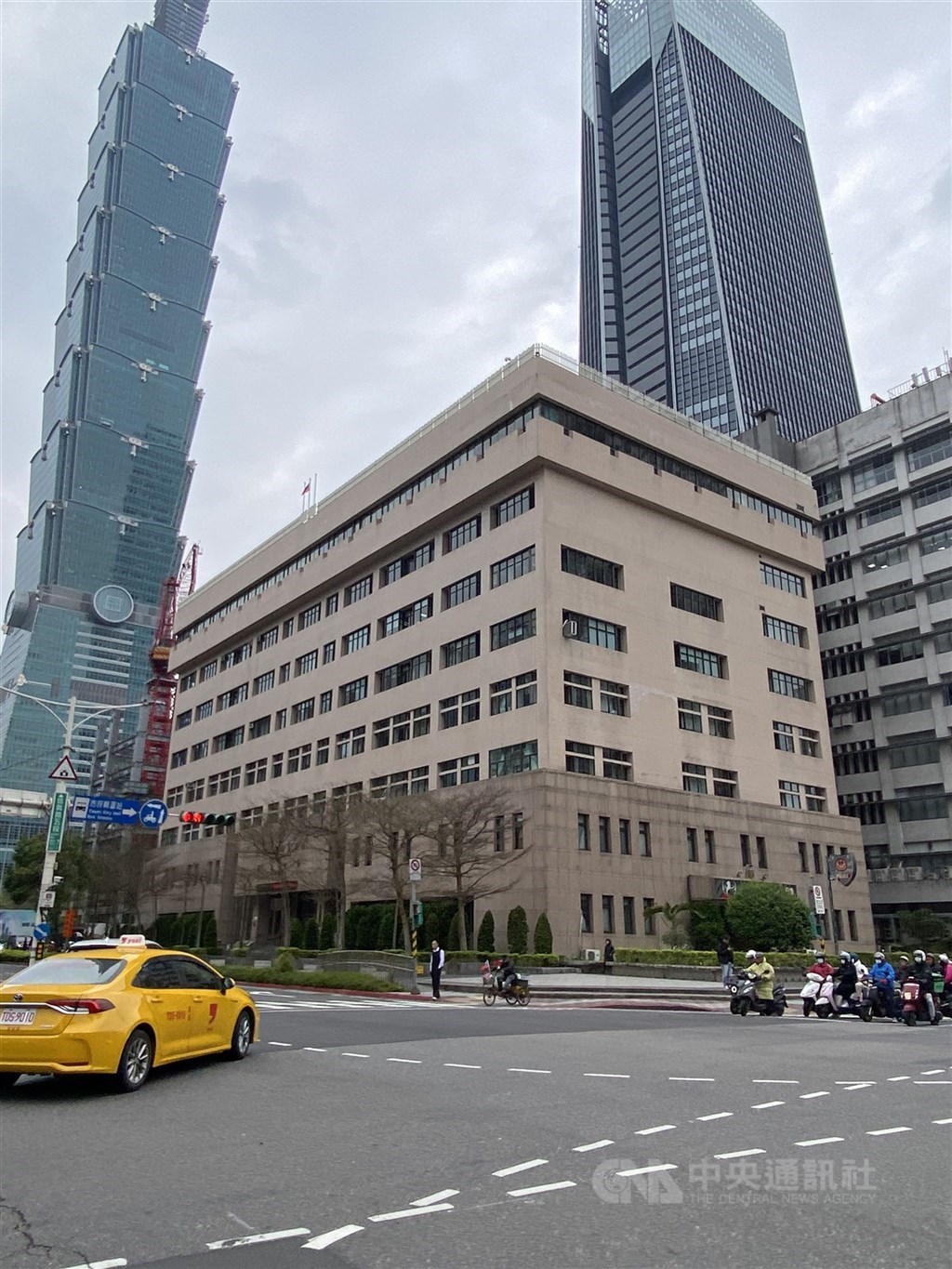台北市政府警察局信義分局。（中央社檔案照片）