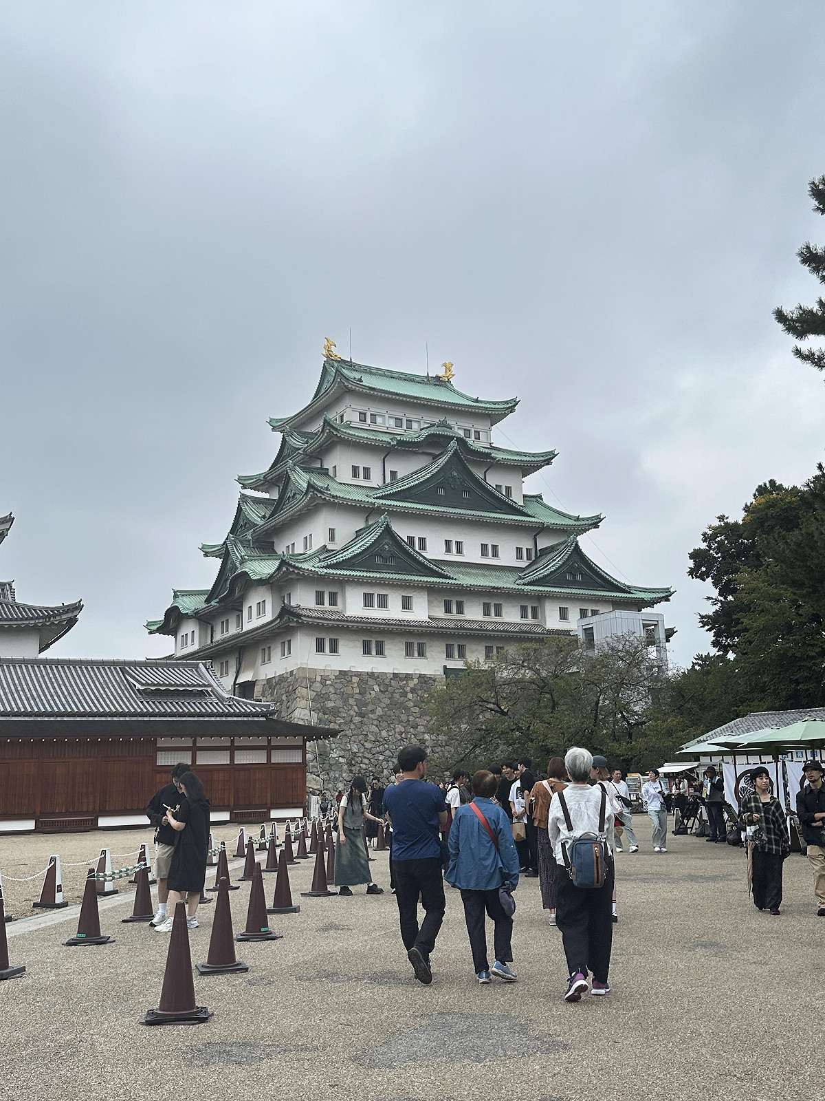 日本觀光興盛，2025年1至11月訪日外國旅客累計已達3,906萬人次。(圖為日本名古屋城) 圖：彭沛緹／攝