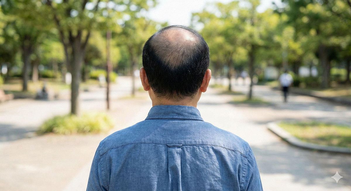 南韓總統李在明拋出禿頭藥納健保的震撼構想，主張其為影響生存的議題。 圖：Gemini　生成／曾郡秋　製