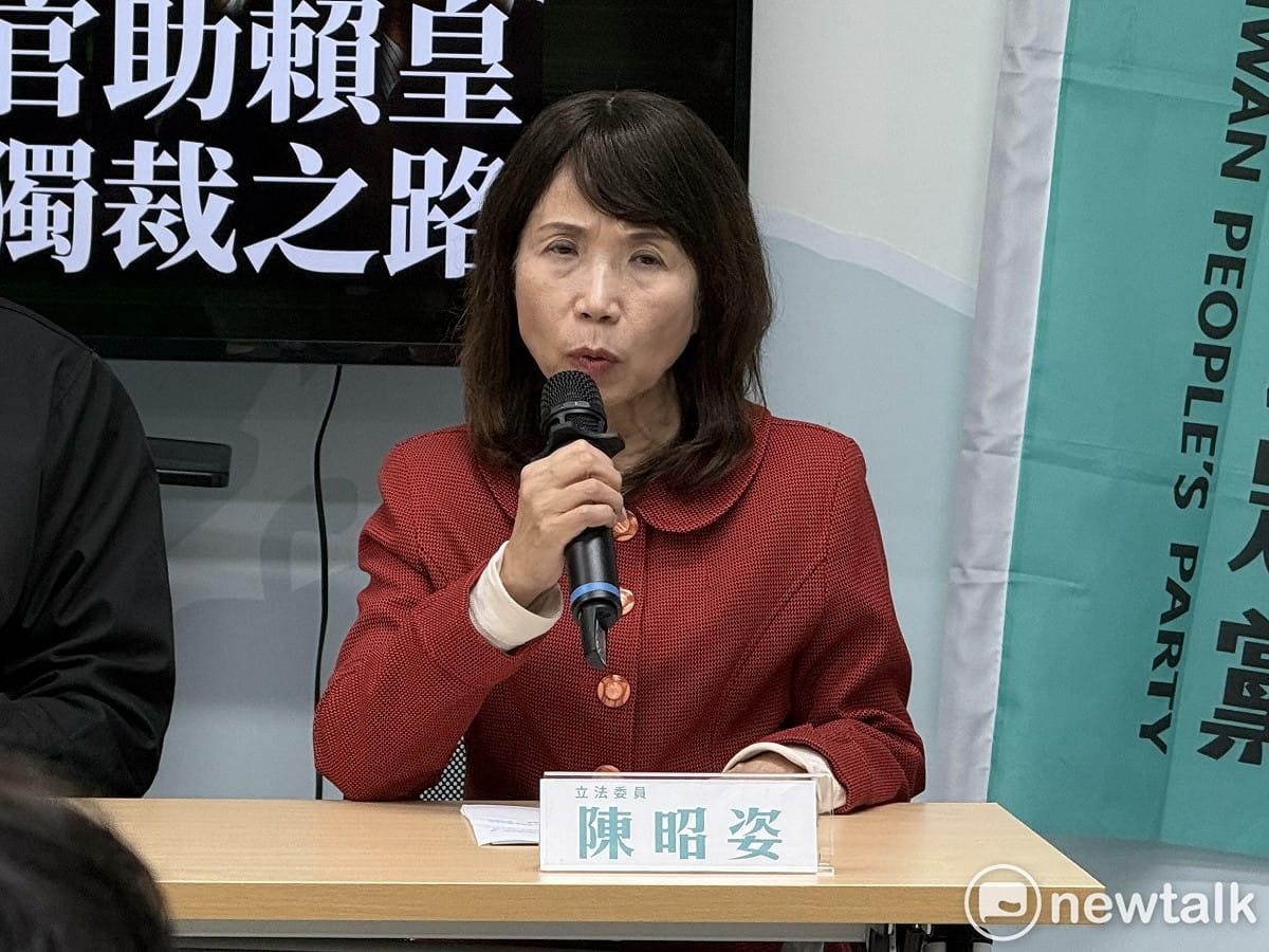 民眾黨團幹事長陳昭姿。 圖：周煊惠 / 攝（資料照）
