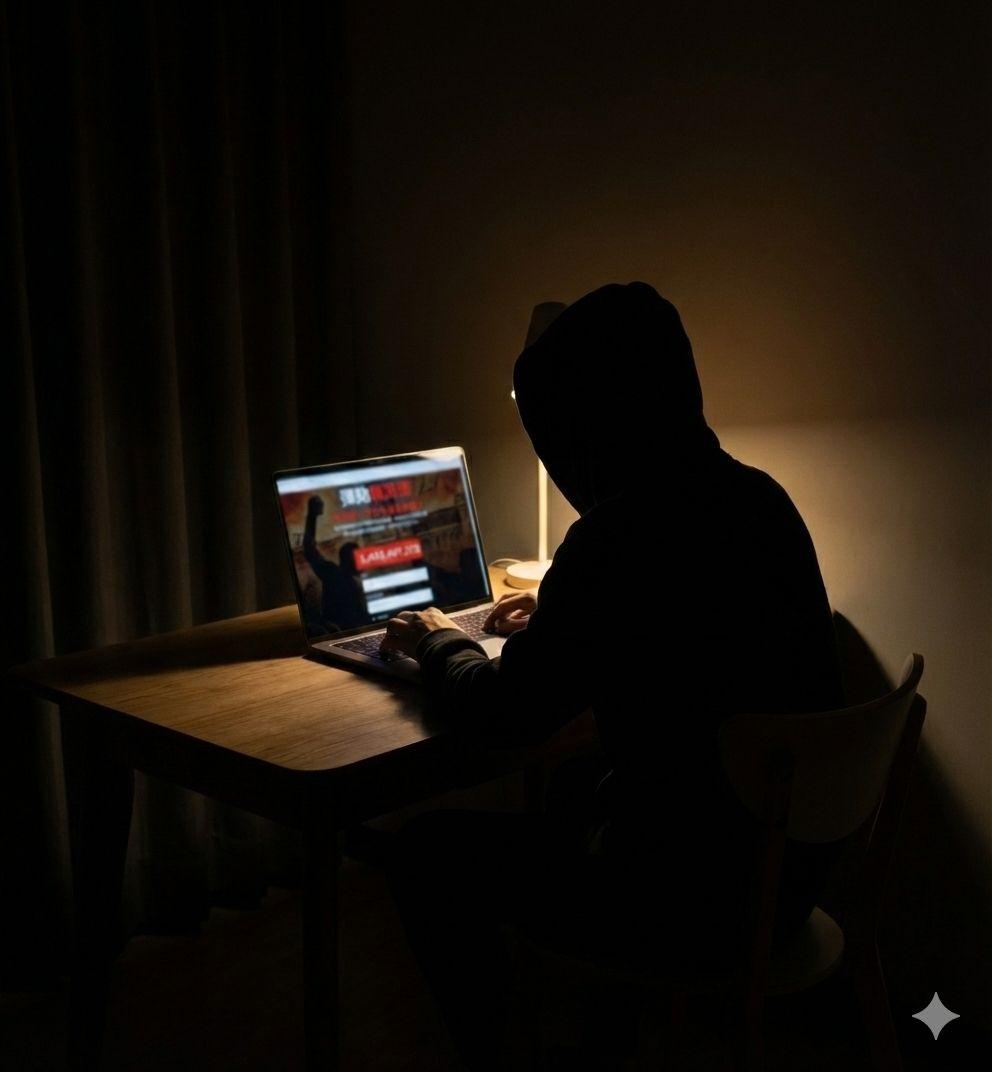 彈劾賴清德網站用中國AI且數據造假，吳靜怡示警個資恐全外洩對岸。 圖：Gemini　生成 / 曾郡秋 製