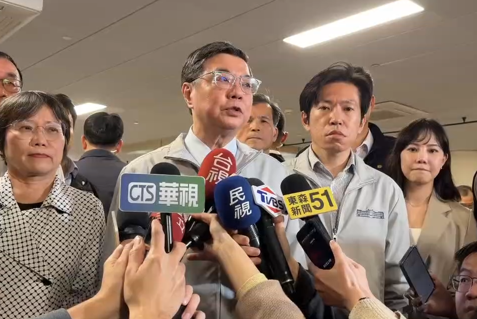 卓榮泰說名北車傷人案案情。 圖：行政院提供