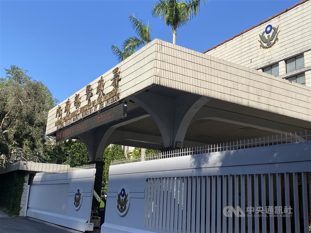 圖為警政署外觀。（中央社檔案照片）