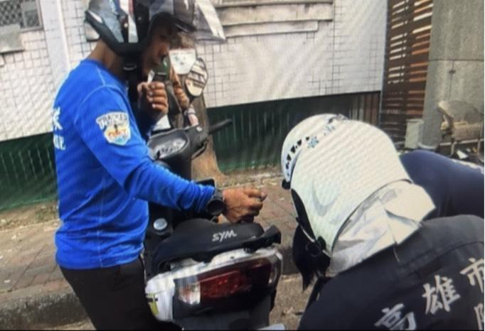 雲豹工作隊隊員警消成功阻止一場可能的重大傷亡危機。 圖：民眾提供