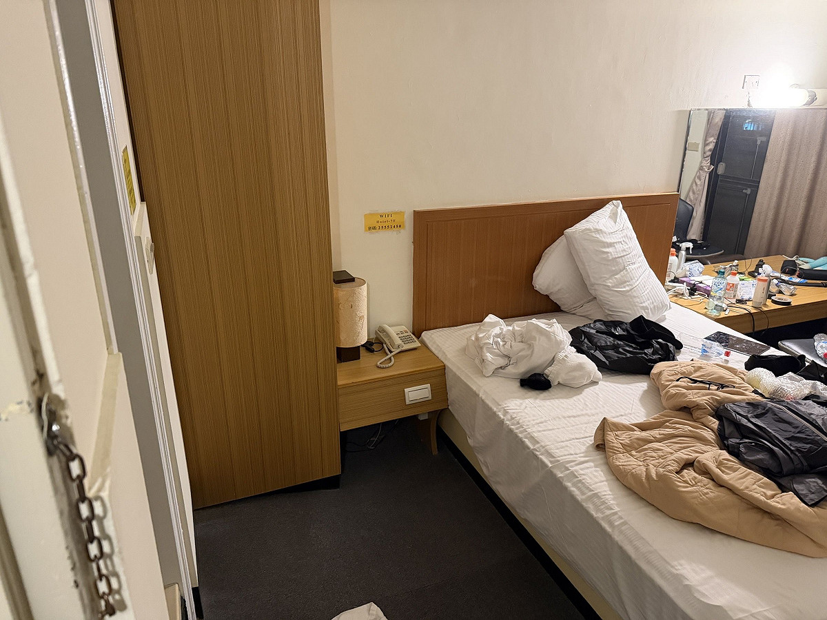 警方公布張文投宿旅社。 圖：警方提供