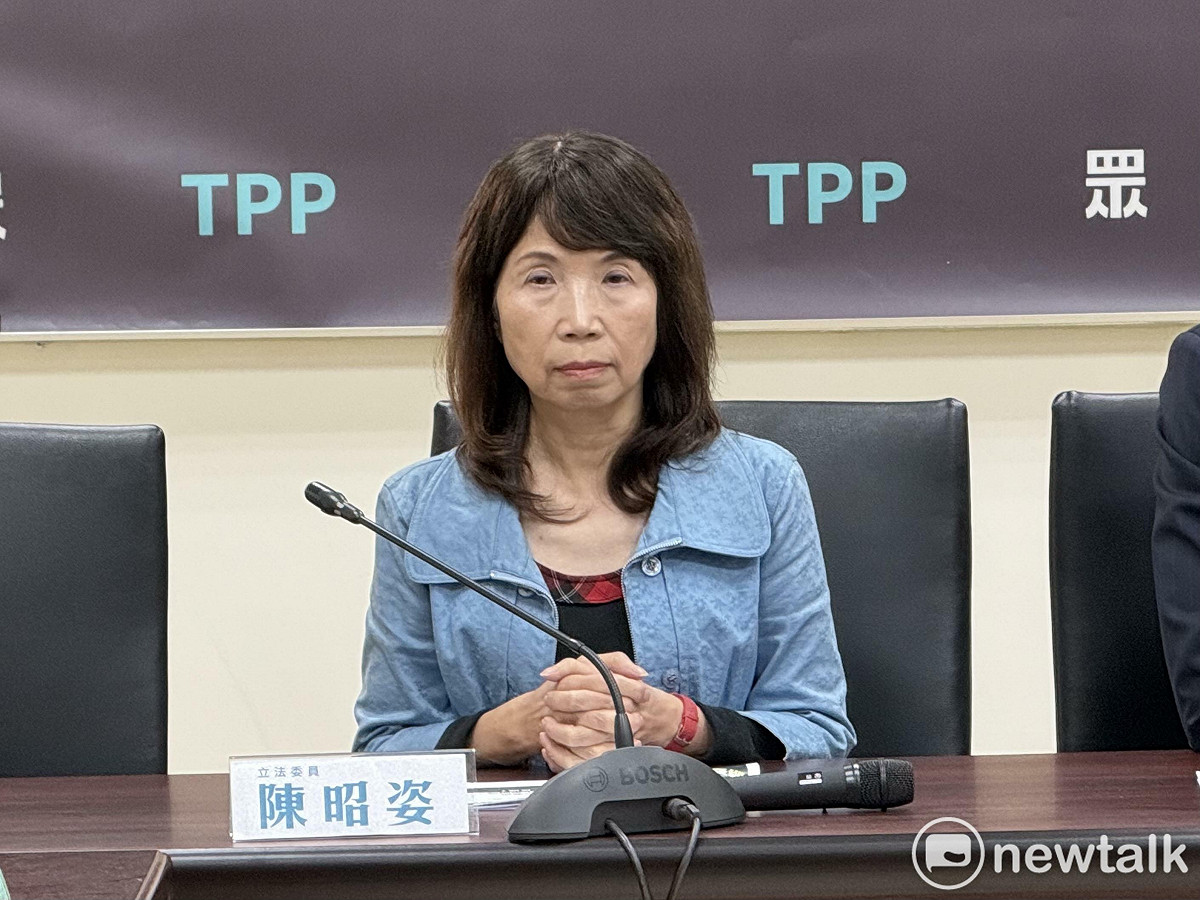 民眾黨團幹事長陳昭姿。 圖：周煊惠 / 攝（資料照）