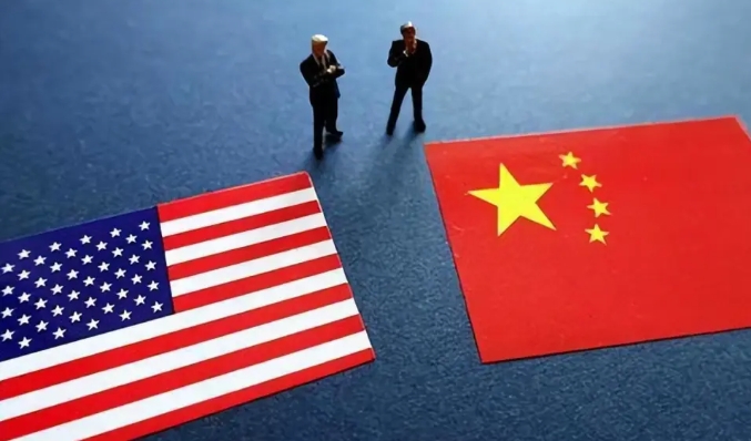 中美大國博弈(示意圖)。 圖 : 翻攝自騰訊網/徐量