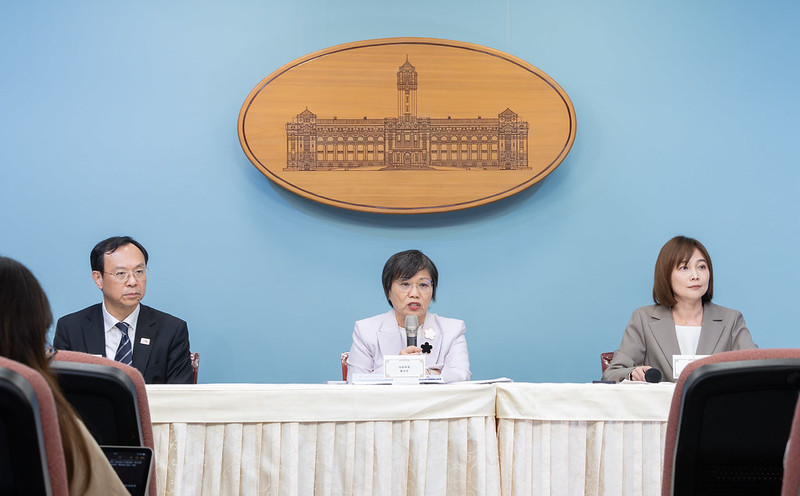 「全社會防衛韌性委員會」第6次委員會議後記者會。 圖：總統府提供