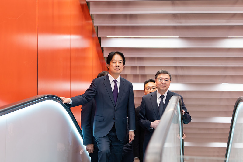 總統賴清德今（25）日出席桃園國際機場第三航廈北登機廊廳啟用典禮。 圖：總統府提供