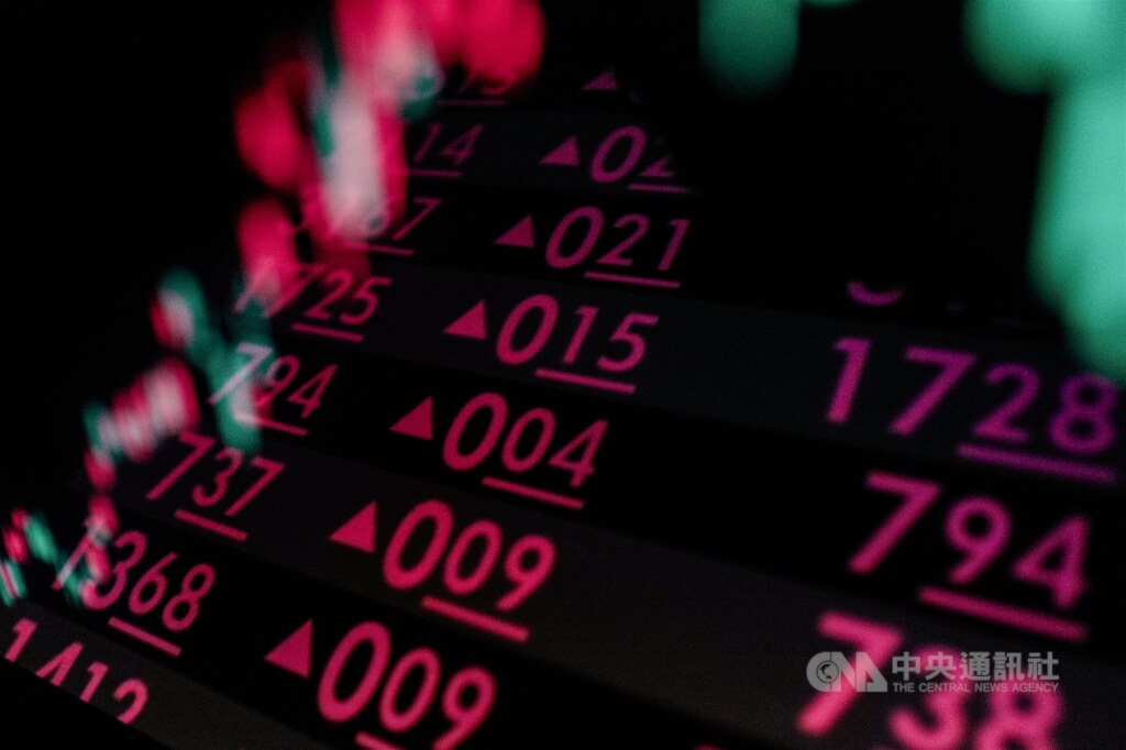 台股示意圖。 圖/中央社 檔案照片