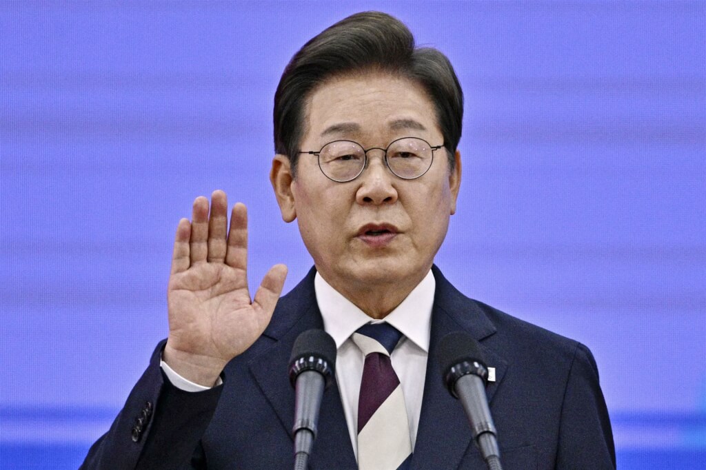 南韓總統李在明。（共同社）