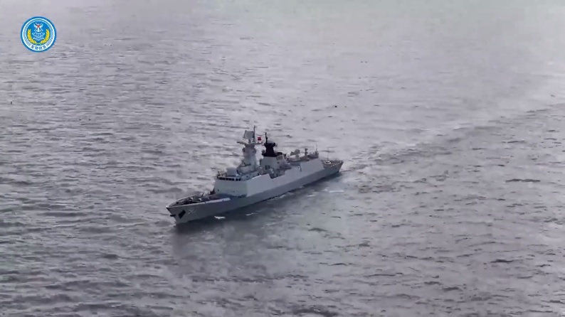 中國解放軍東部戰區今日( 29 日)突然宣布，對台灣周邊實施「正義使命-2025 」大規模軍事演習，加強對台軍事威懾。除了解放軍外，中國海警局東海分局也宣布針對台灣周邊以及馬祖、烏丘等地區發起綜合執法巡查活動。 圖：擷取自 海客軍事