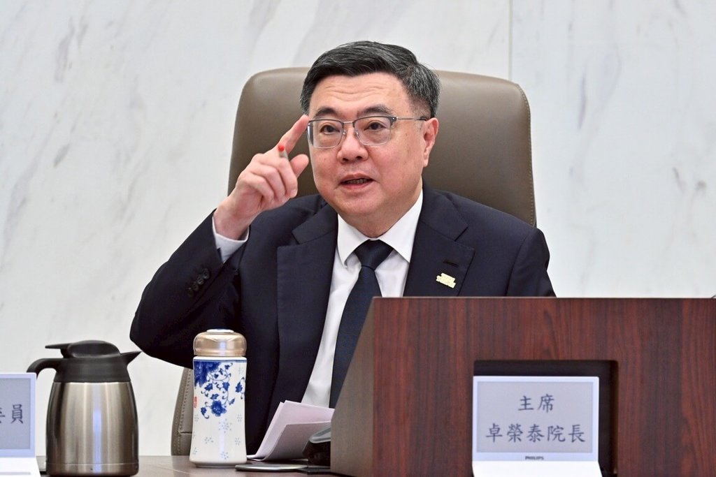 行政院長卓榮泰。 圖：行政院提供（資料照）