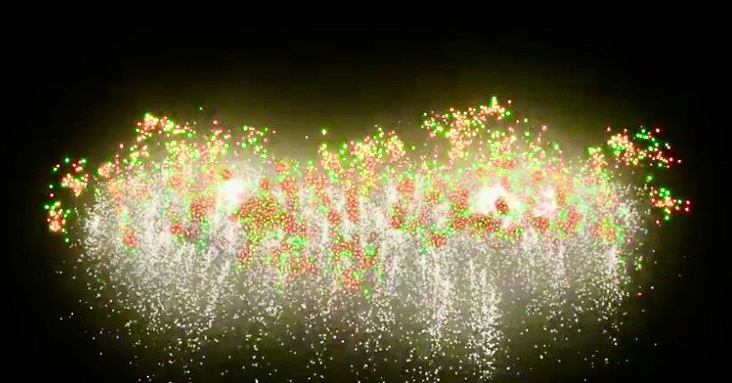 開基玉皇宮今年精心設計多種象徵吉祥的煙火圖騰，分別是象徵事業發展的「駿馬奔騰開新運，宏業昌盛啟新程」；工作運勢的「馬年好運齊奔馳，前程燦爛如煙火」；財運亨通的「煙火一瞬吉祥滿分，馬年福運一路狂奔」；闔家平安的「馬年到，煙火耀！願大家好運連連、心想事成」；以及家庭美滿的「願馬年祥光四照，幸福與成功如同煙火般耀眼綻放」。 圖：台南市政府提供