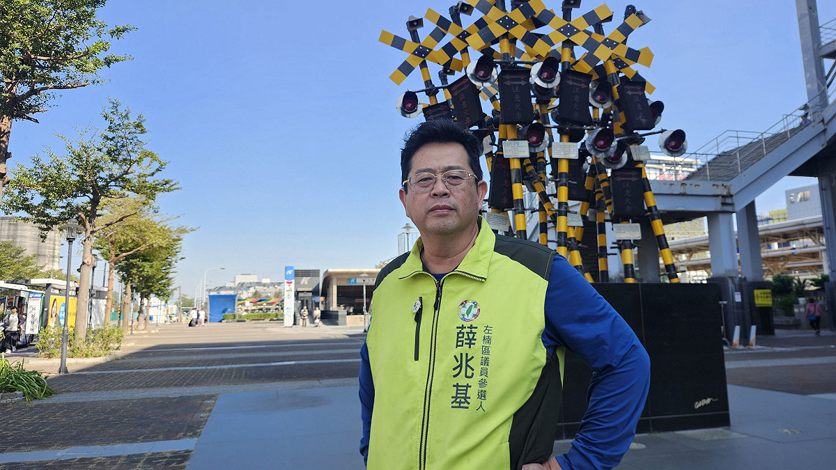 薛兆基表示未來若有機會進入議會，將持續扮演溝通與整合的橋梁，讓城市美學不只是口號。 圖：薛兆基競選總部/提供