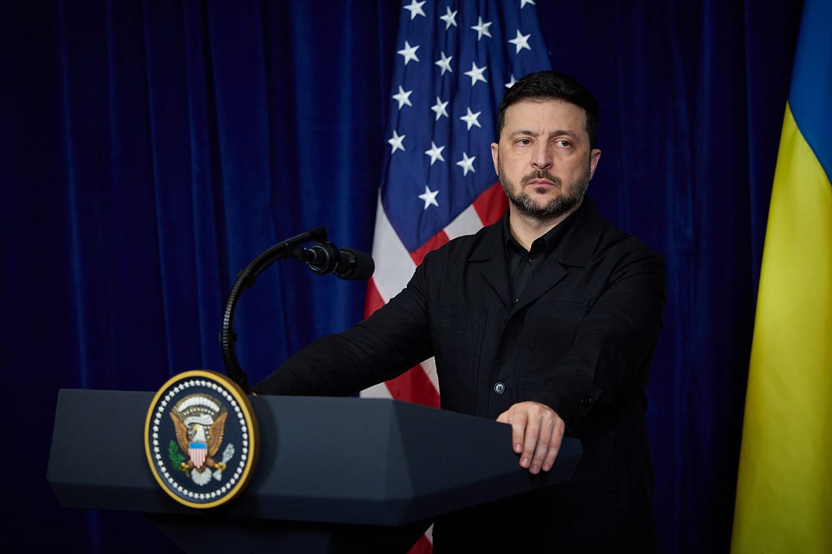 烏克蘭總統澤連斯基 圖：翻攝自 Ｘ @ZelenskyyUa