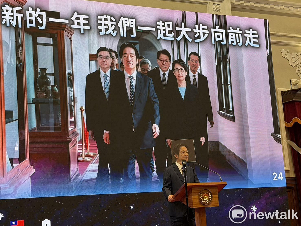 賴清德說，期待2025僵局不會延續到2026。 圖：高逸帆／攝