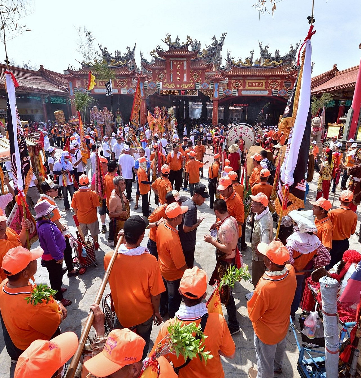 南鯤鯓代天府揭曉馬年吉祥字「旺」，預告台灣將告別災厄並迎向興旺大運。 圖：翻攝自南鯤鯓代天府　臉書專頁