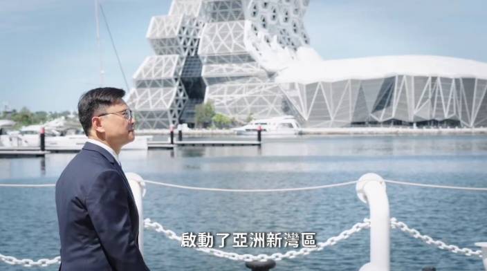 賴瑞隆進一步啟動亞洲新灣區的發展。 圖：賴瑞隆辦公室/提供