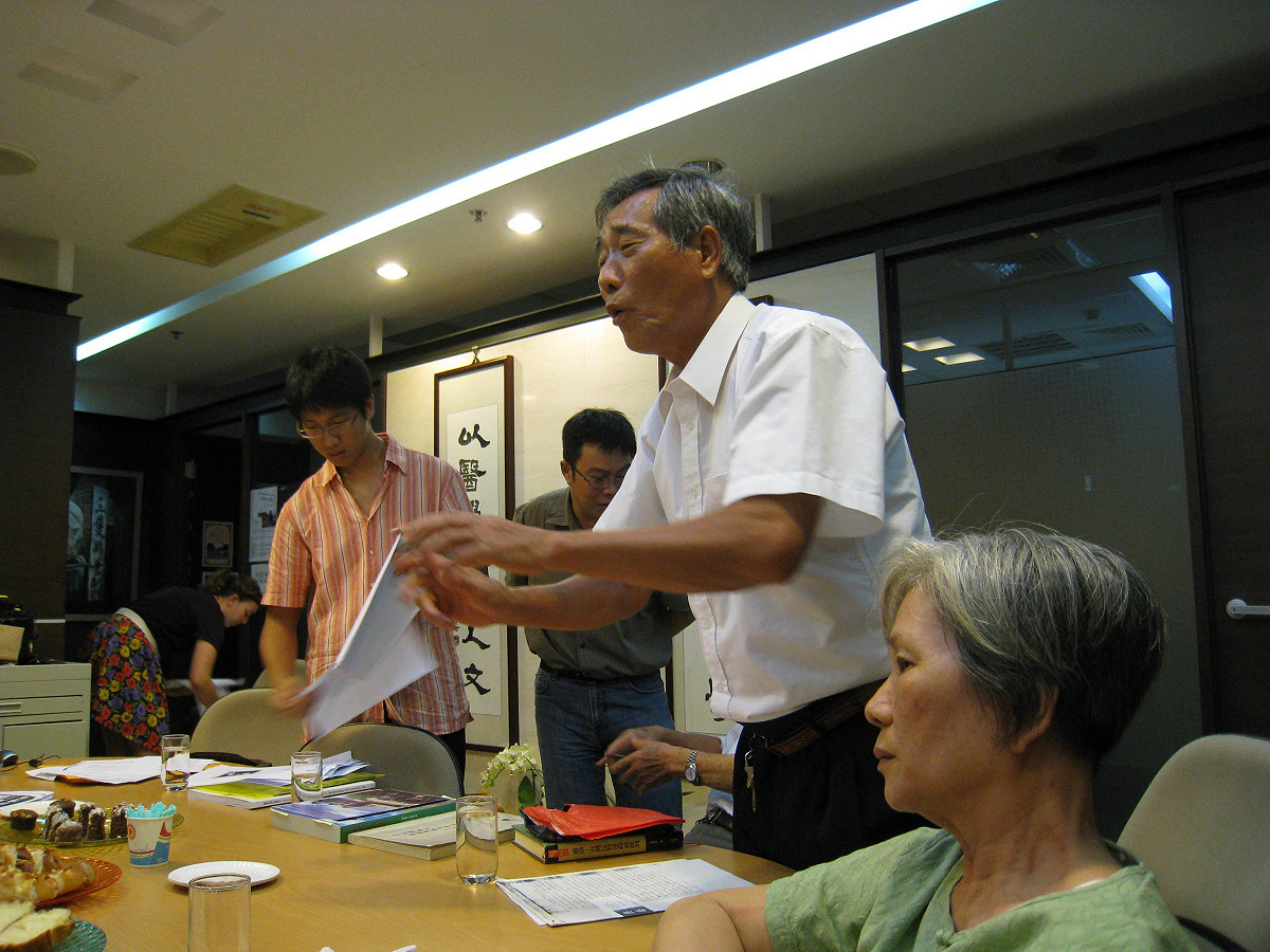 吳義男慷慨陳詞 張文隆拍攝