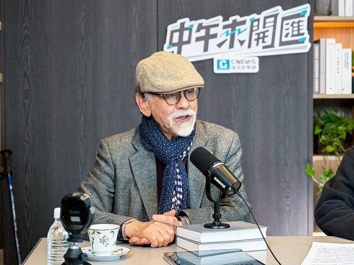 林濁水5日接受主持人黃光芹於《CNEWS匯流新聞網》政論直播節目《中午來開匯》專訪。 圖：《CNEWS匯流新聞網》/ 提供