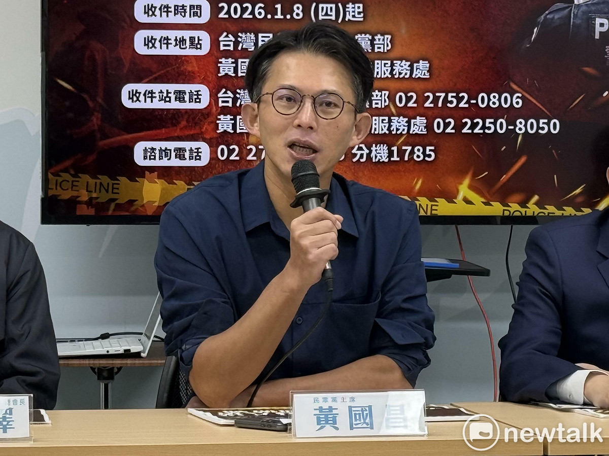 民眾黨主席黃國昌。 圖：周煊惠 ／ 攝（資料照）