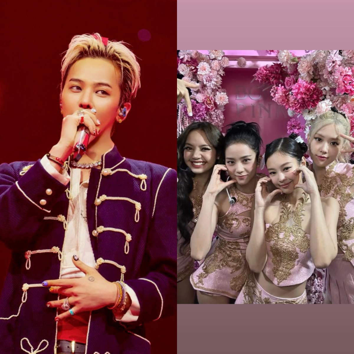 GD、BLACKPINK等人都入圍今年金唱片「數位音源本賞」。 圖：翻攝自GD、BLACKPINK IG