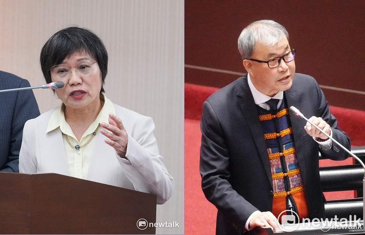 中國國台辦宣布，將我內政部長劉世芳（左）、教育部長鄭英耀（右）列為「台獨頑固份子」，台灣高等檢察署檢察官陳舒怡列為「台獨打手幫凶」。 圖：張良一/攝／新頭殼合成