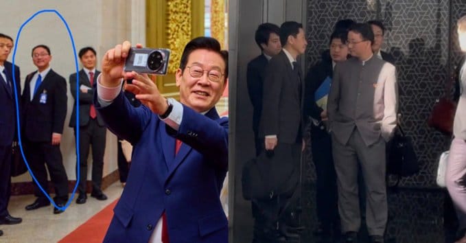 中國外交官劉勁松在面對日本與南韓官員時巨大的態度差異也成為網友們討論的焦點。 圖：翻攝自 @whyyoutouzhele X 帳號