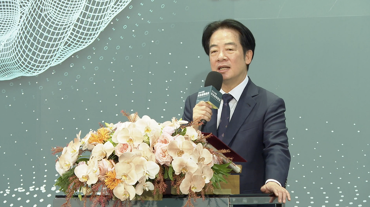 賴清德說，要讓台灣成為AI時代中值得信賴、更具韌性的領航者。 圖：總統府提供