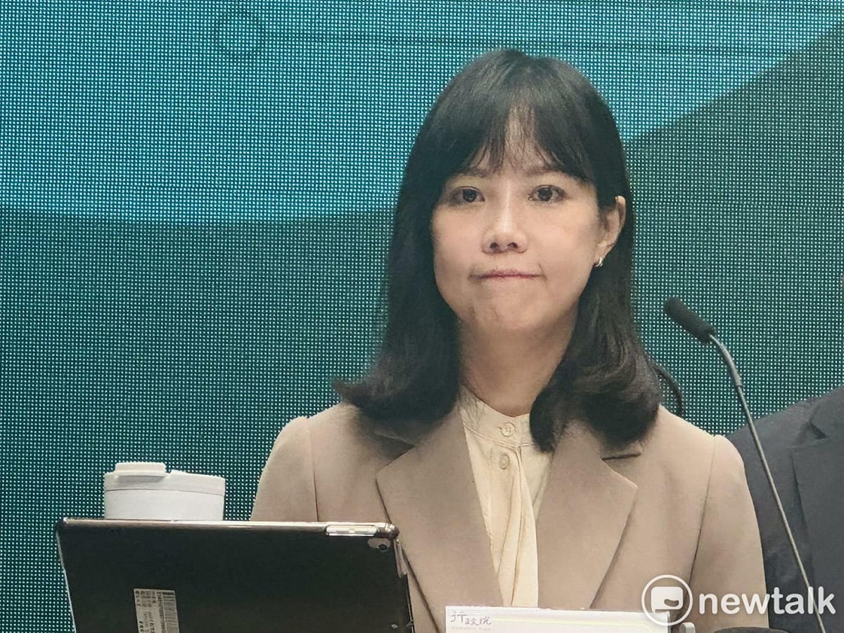 行政院發言人李慧芝。 圖：謝莉慧/攝