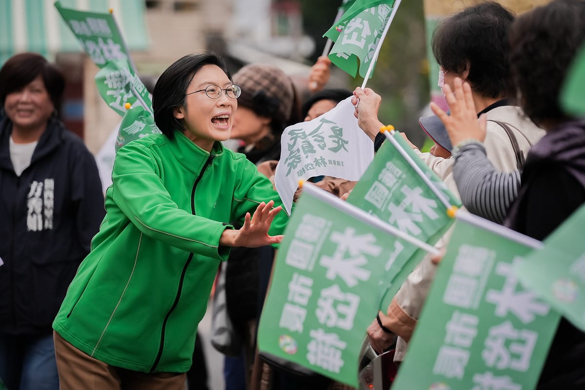 林岱樺表示從政25年，靠的不是派系，而是市民的信任。 圖：林岱樺辦公室/提供