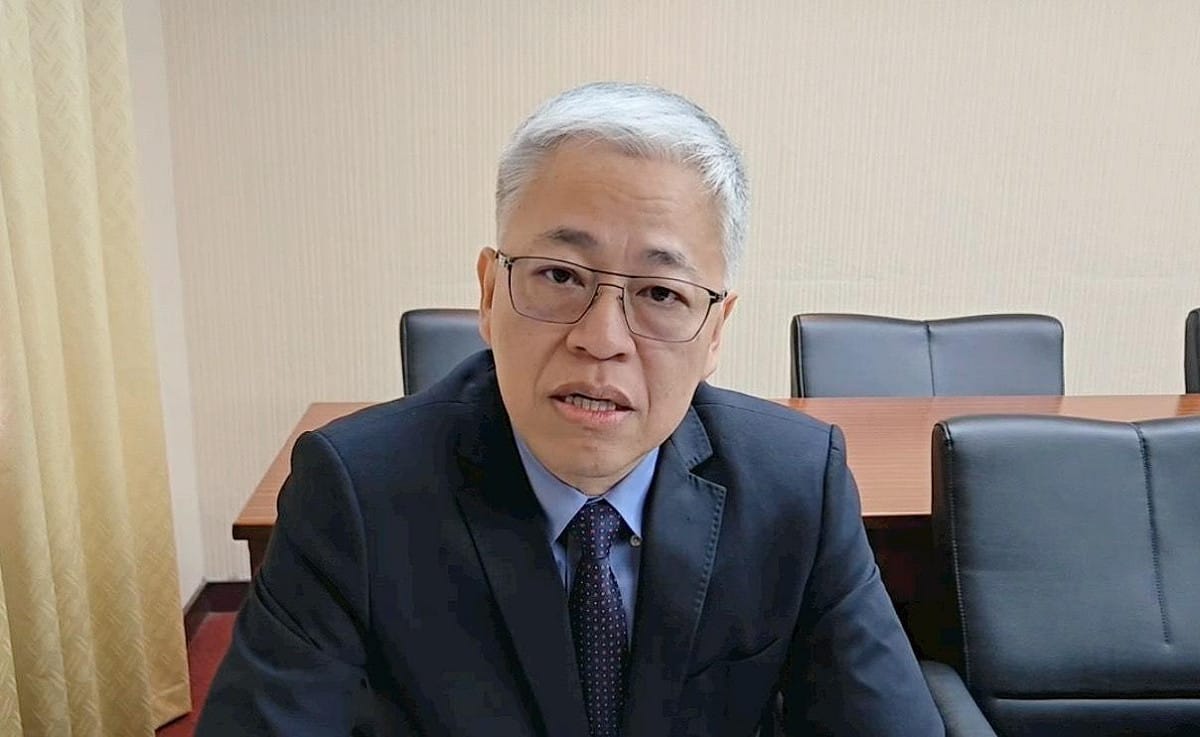內政部常務次長吳堂安今日於立院內政委員會會前接受媒體訪問。 圖：金大鈞／攝