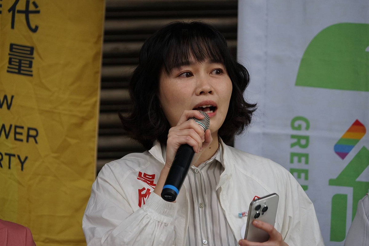 針對台北市教育局長湯志民昨（5）日發言稱可研議將剩食與弱勢團體交流，台灣基進吳欣岱今（6）日痛批，弱勢群體不是垃圾桶，吃出問題誰負責？ 圖：台灣基進／提供（資料照）