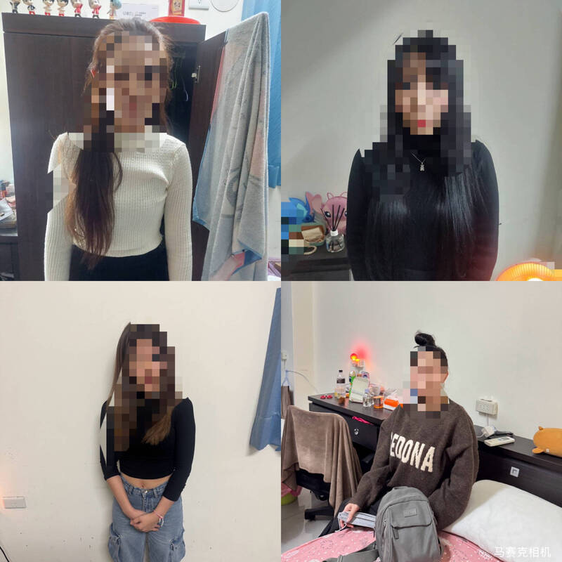 因網友留言抱怨有尋芳客誤按電鈴，台南善化分局破獲外籍女子淫窟。 圖：翻攝畫面