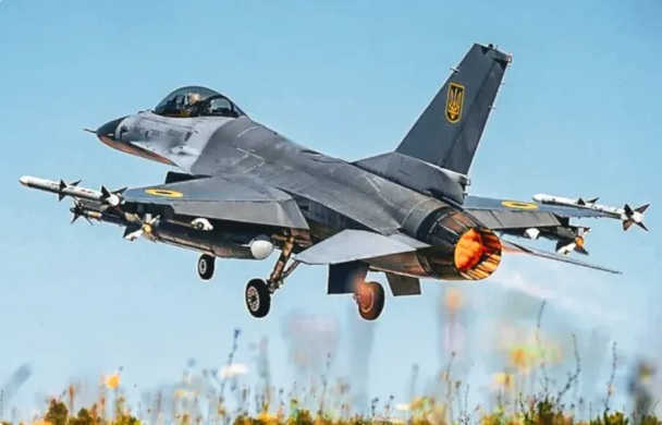 烏軍 F-16 戰機。(示意圖) 圖：翻攝自 騰訊網 墨甲戰刃