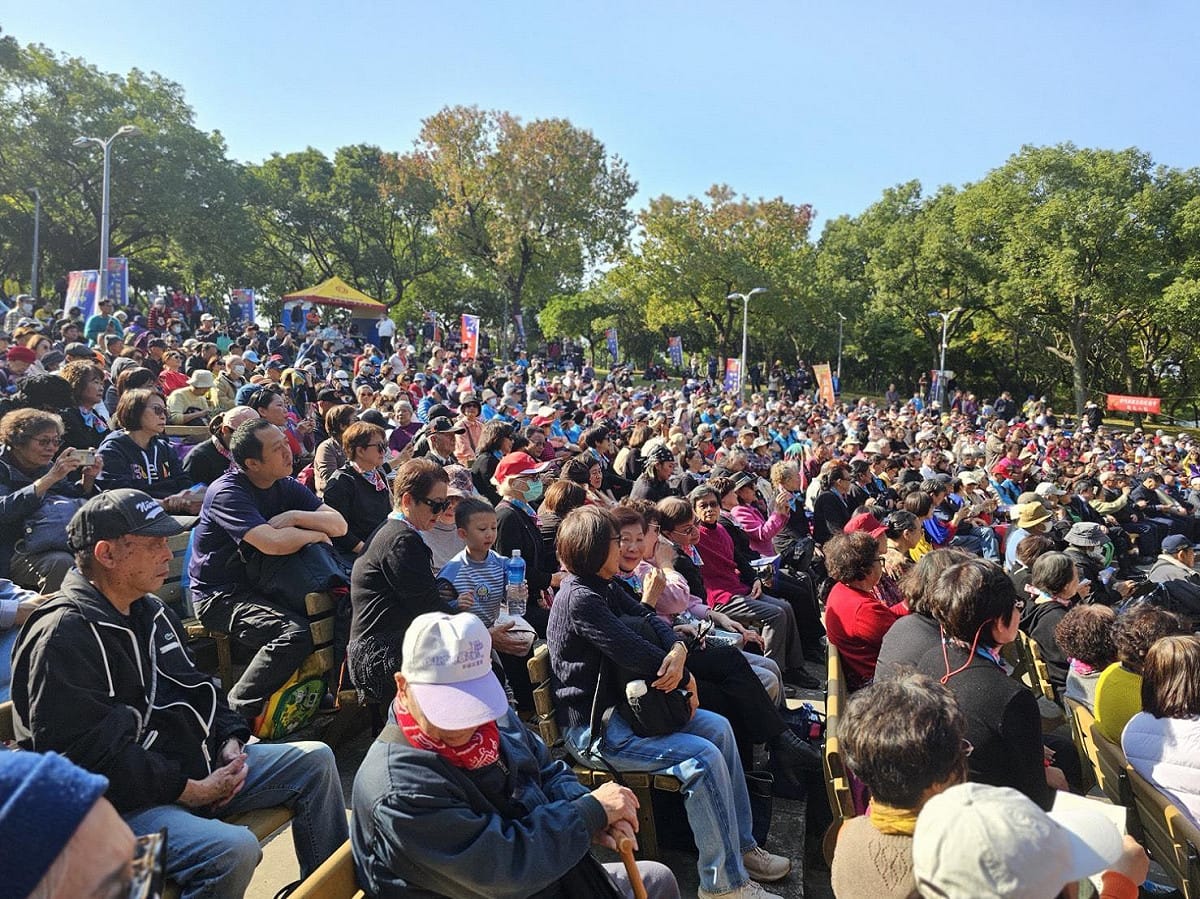 「懷念經國先生」音樂會13日於台北市大安森林公園舉行 圖：李文忠提供