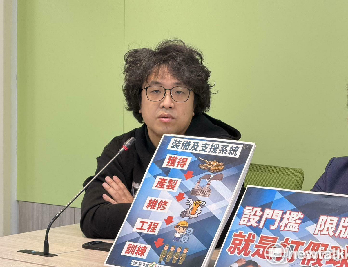 民進黨立委沈伯洋。 圖：金大鈞/攝