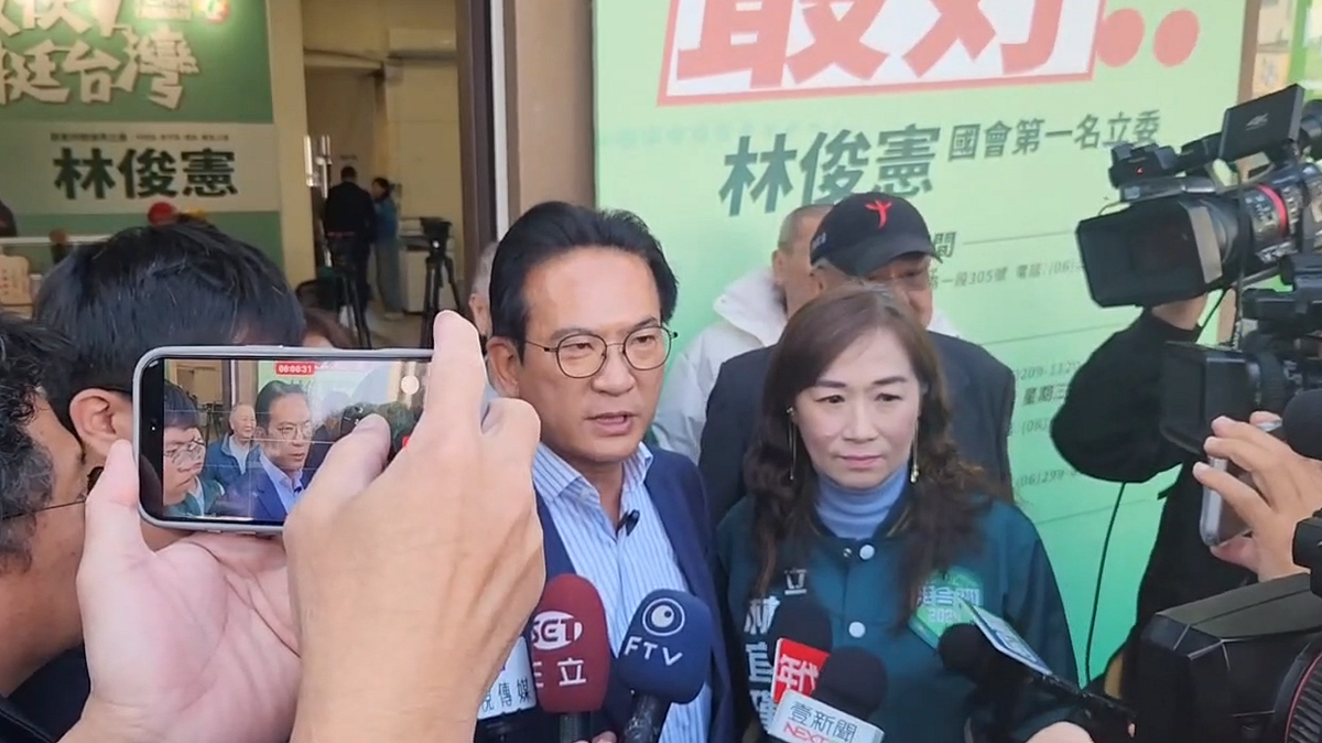 林俊憲說，他會支持陳亭妃。 圖：林俊憲辦公室提供