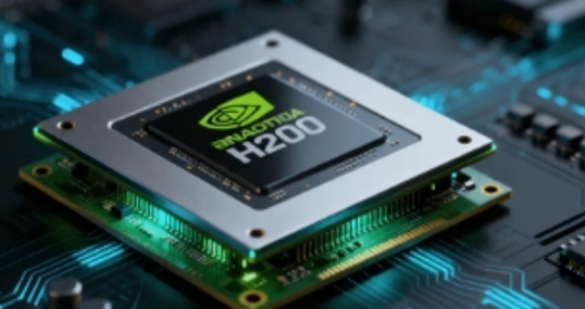 輝達「H200」晶片。 圖 : 翻攝自直新聞