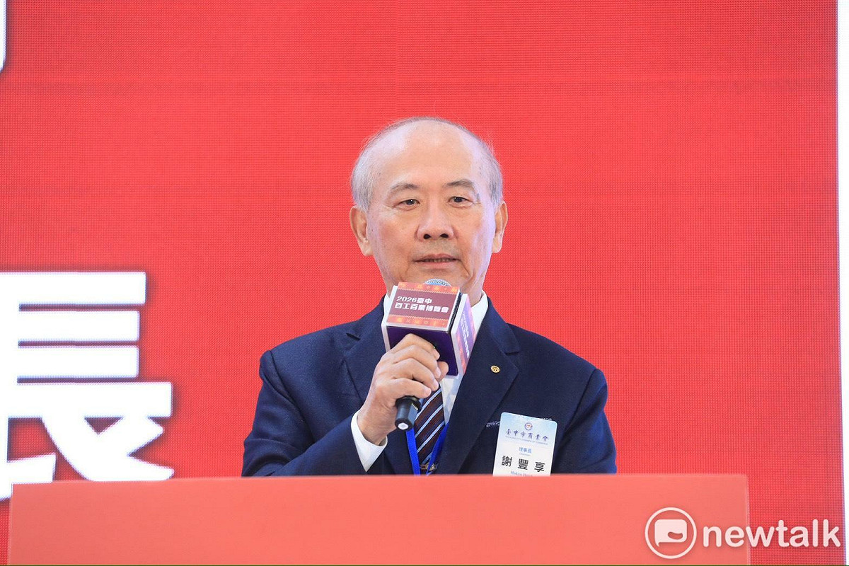 台中市商業會理事長謝豐享表示將可創造3億元消費產值。 圖：唐復年/攝